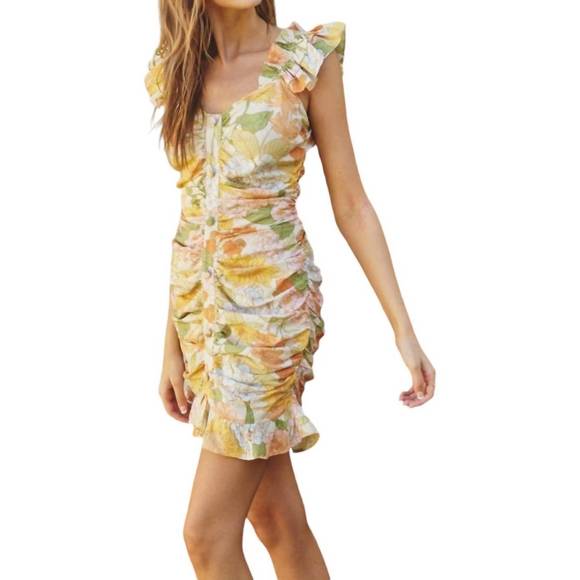 NEW DRESS FORUM shine on mini dress in natural garden - Picture 3 of 3